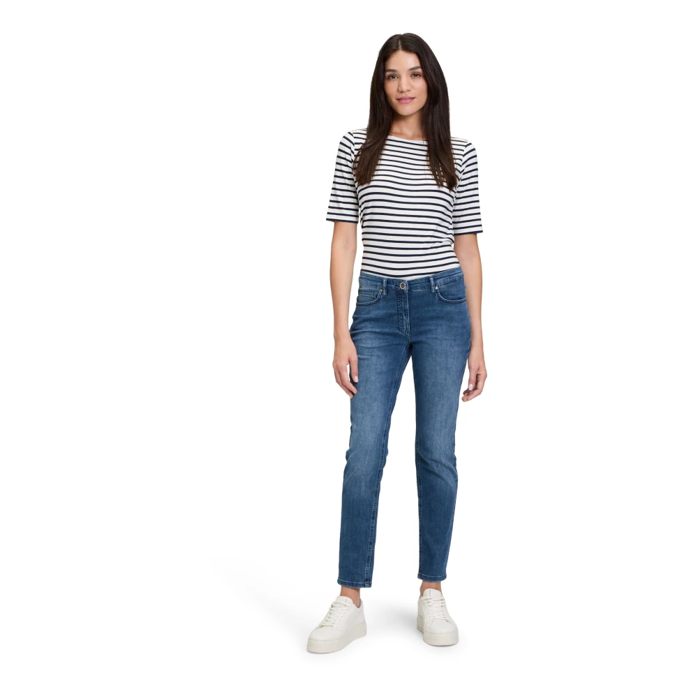 Betty Barclay Gestreept U-hals Shirt Multicolor Dames