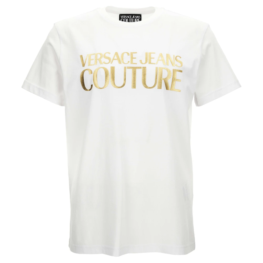 Versace Jeans Couture Uomo Bianco - Logo T-Shirt - Tops - 2XL
