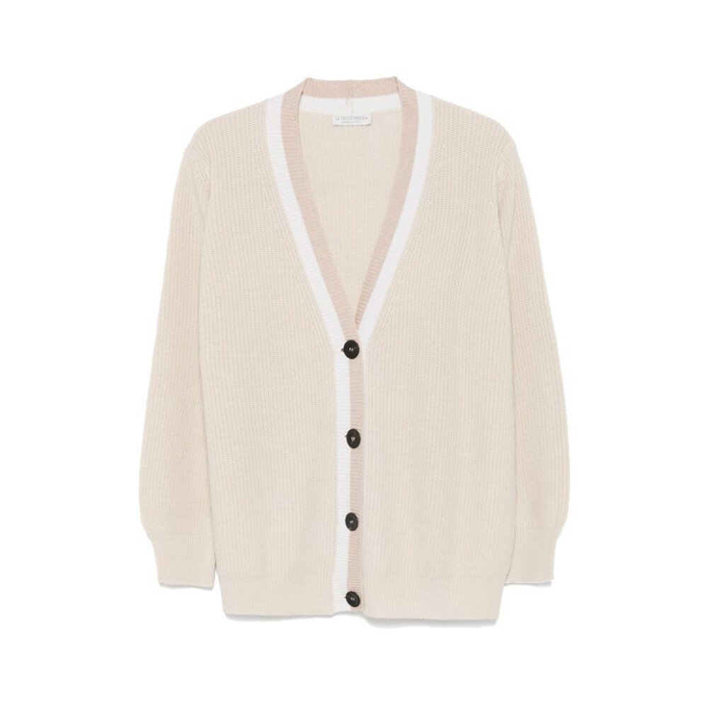 Le online Tricot Perugia Strick Cardigan beige Casual-Look