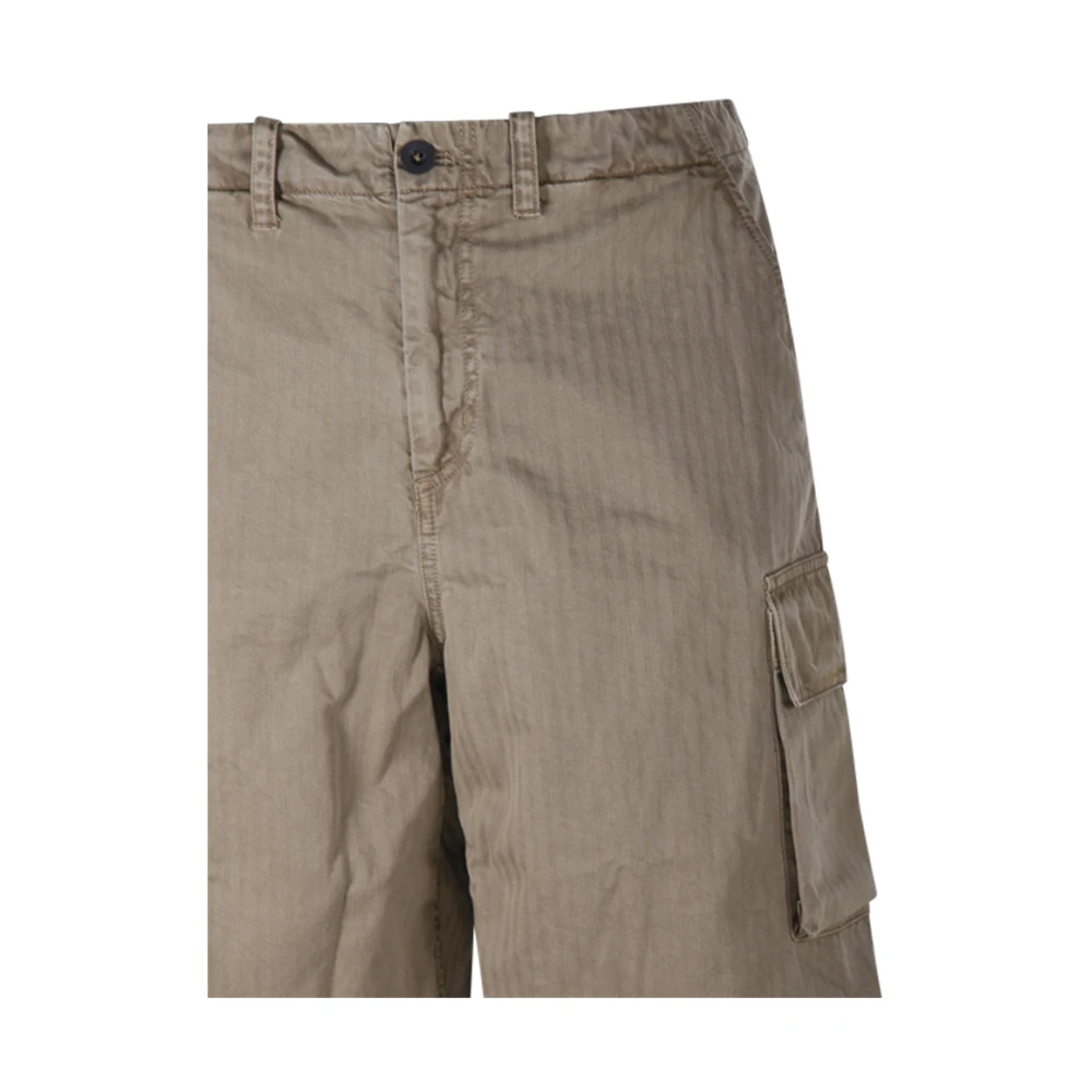 Our Legacy Olijf Herringbone Mount Shorts Green Heren
