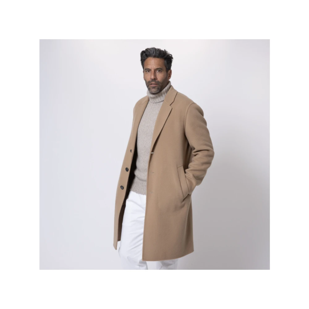 Herno Kameeljas met Drie Knopen Brown Heren