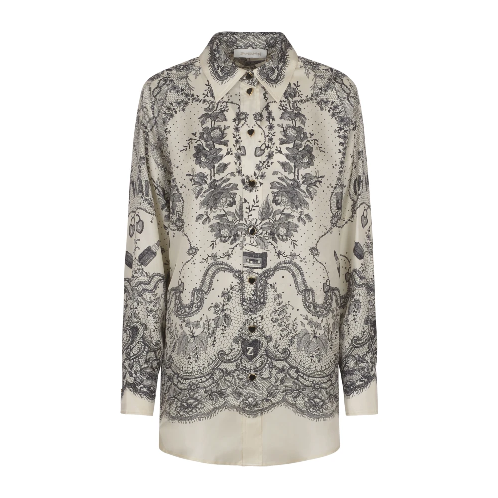 Zimmermann Relaxed Crush Shirt Multicolor Dames