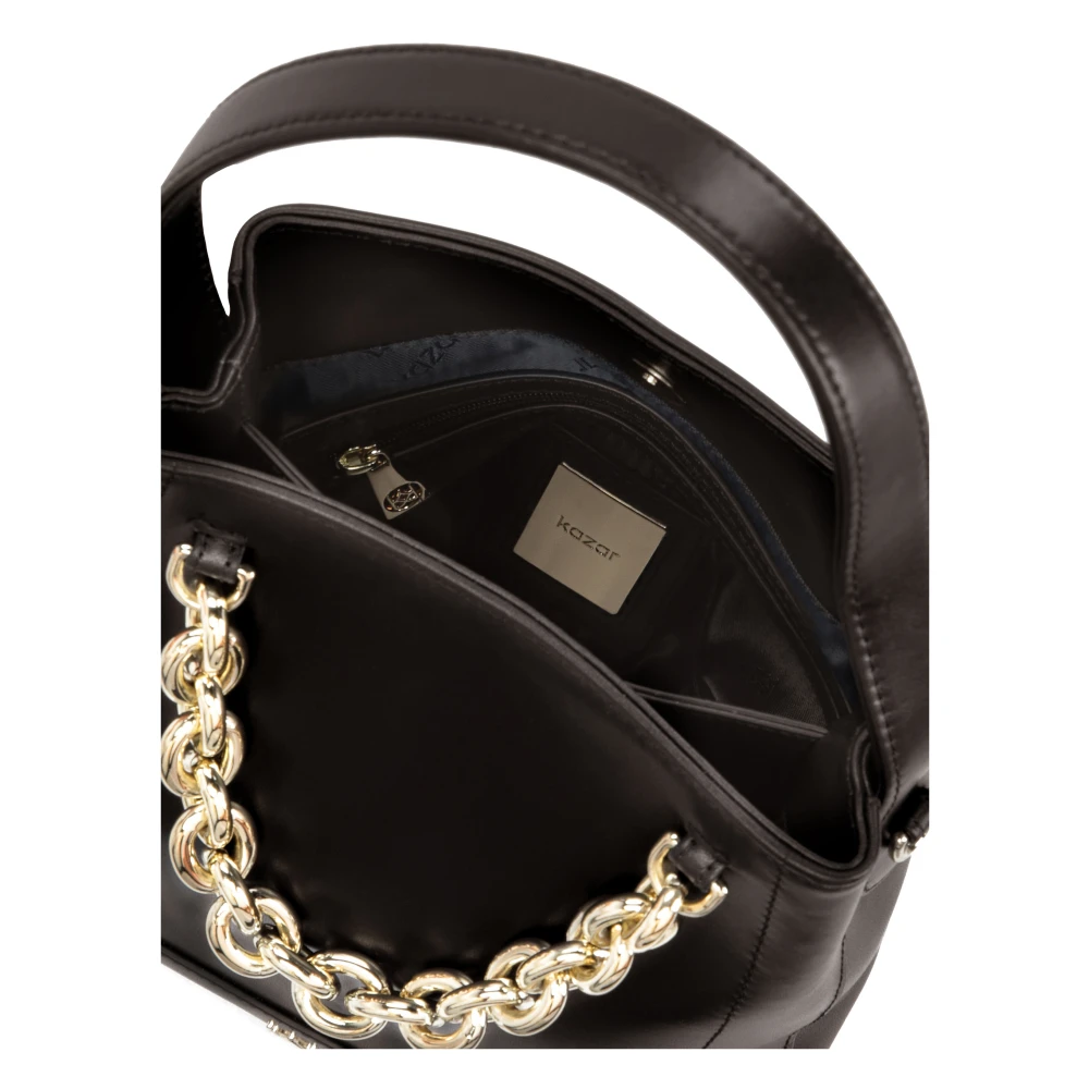 Kazar Elegante donkerbruine shopper tas Brown Dames