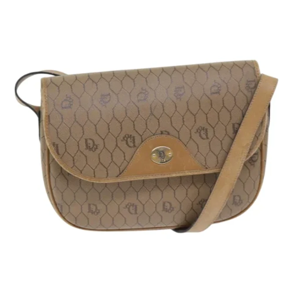 Dior Vintage Pre-owned Leather dior-bags Brown Dames