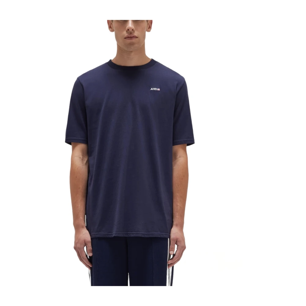 Autry Blauwe T-shirts en Polos Blue Heren