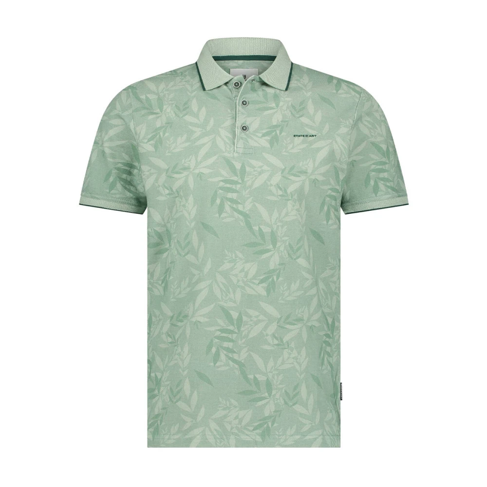 State of Art Polo Piqu? SS Shirt Green Heren