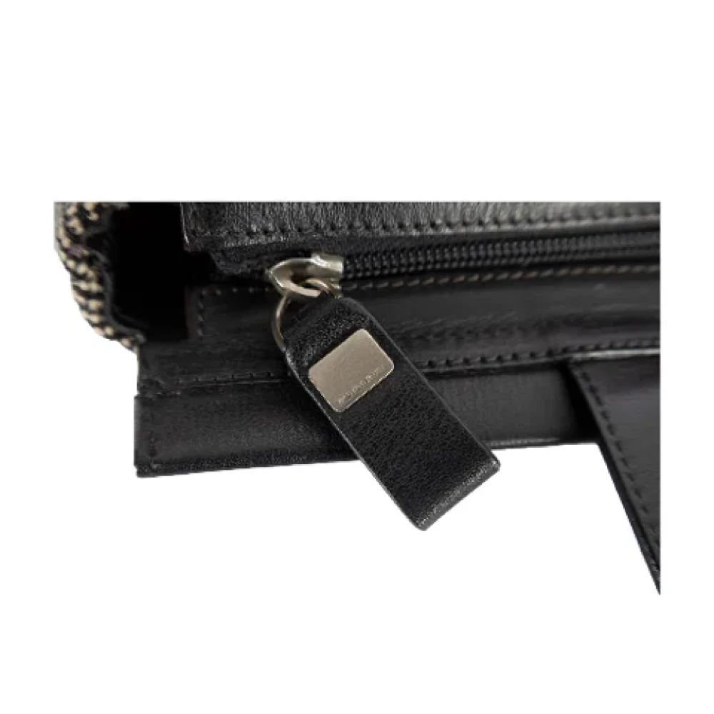 Burberry Vintage Pre-owned Leather handbags Black Dames