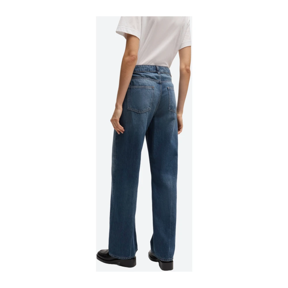Hugo Boss Indigo denim palazzo jeans Blue Dames