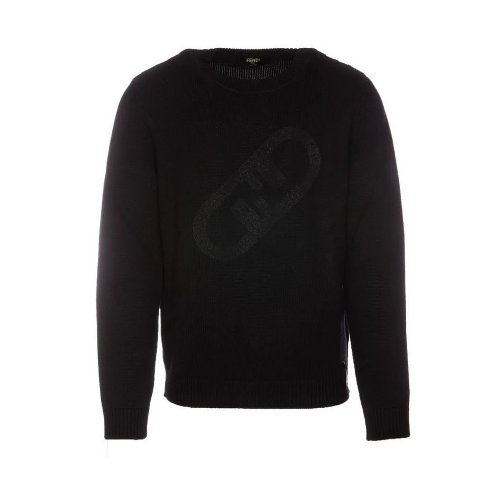 Fendi Stijlvolle Sweater voor Heren Black Heren