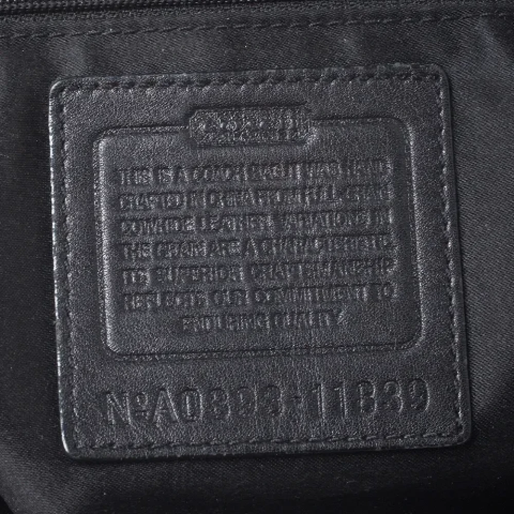 Coach Pre-owned Leather handbags Black Dames