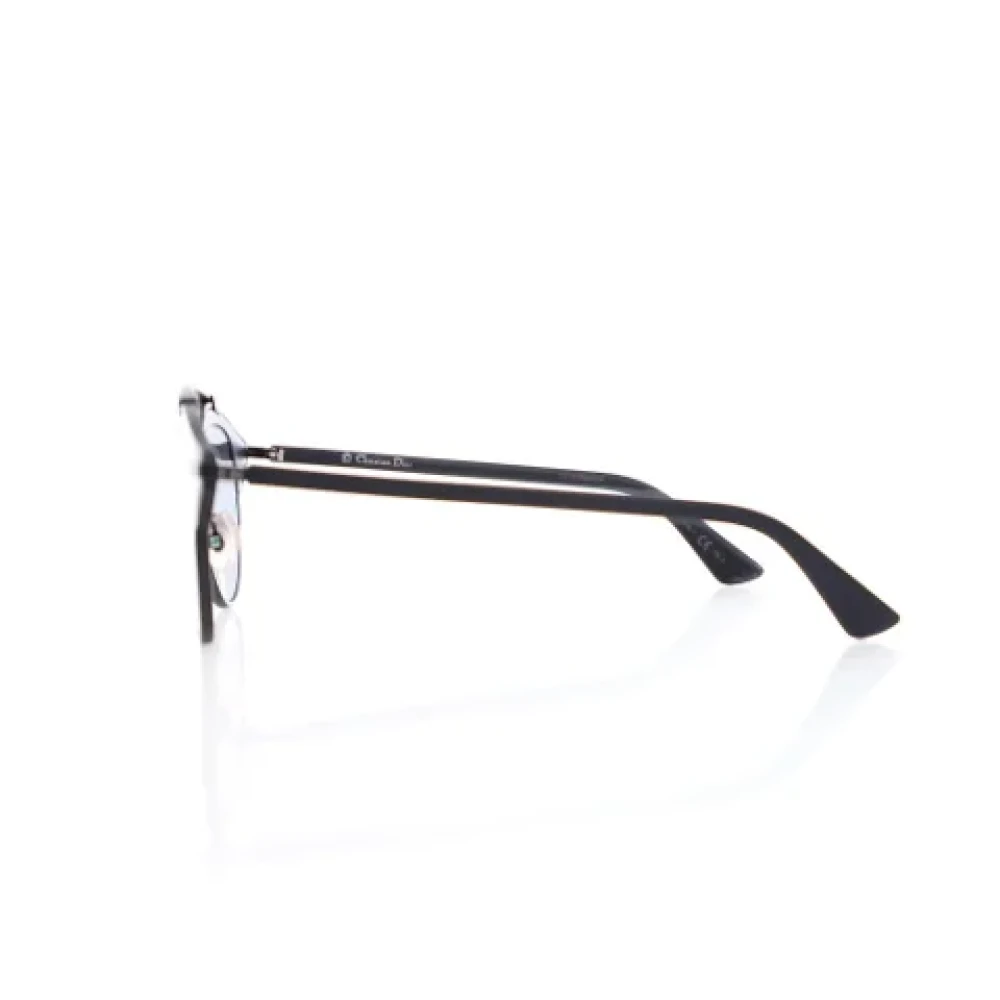 Dior Vintage Pre-owned Plastic sunglasses Black Dames