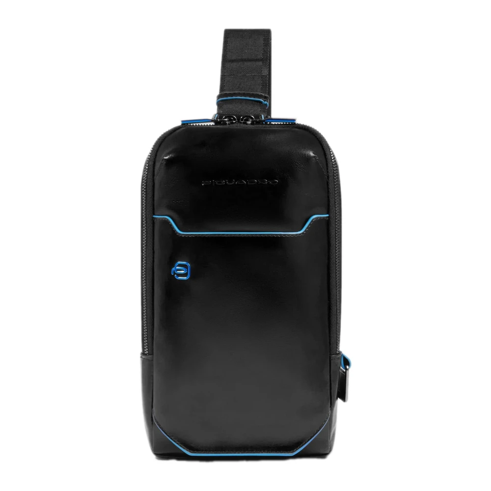 Piquadro Svart Personlig Sling Bag