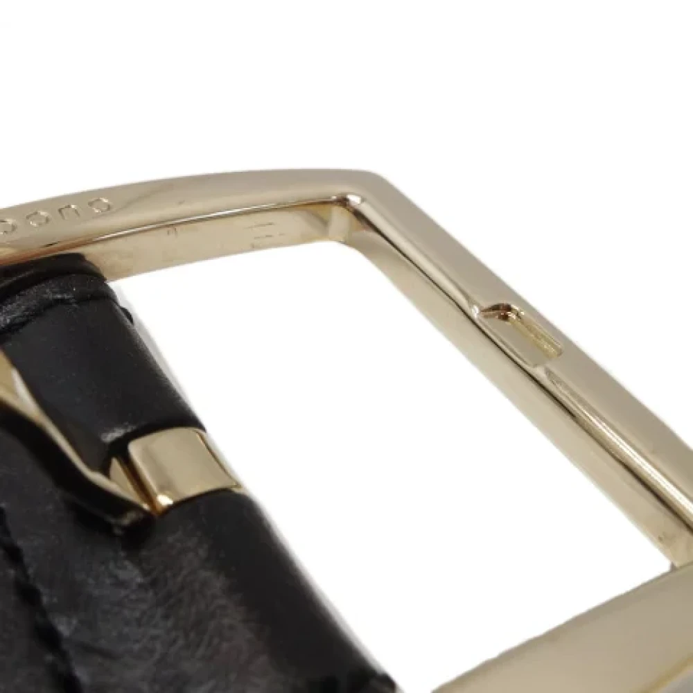Gucci Vintage Pre-owned Leather belts Black Heren