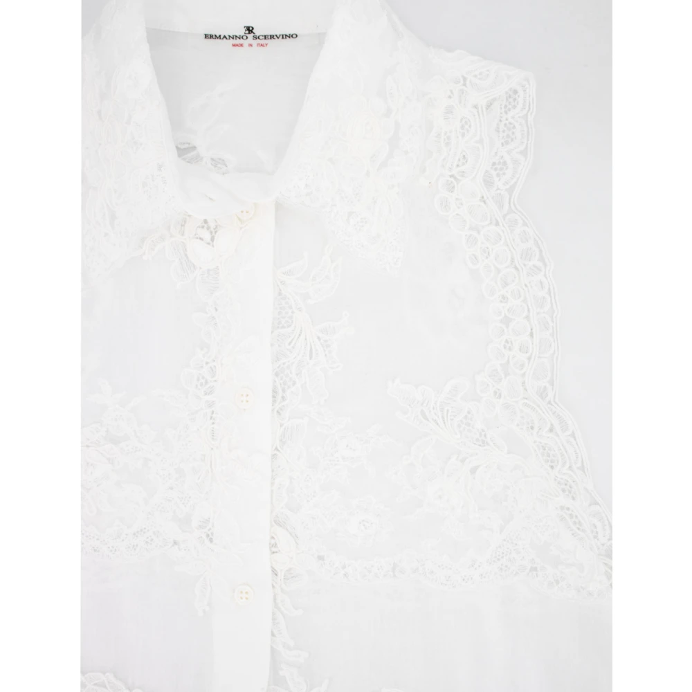 Ermanno Scervino Kant Top White Dames
