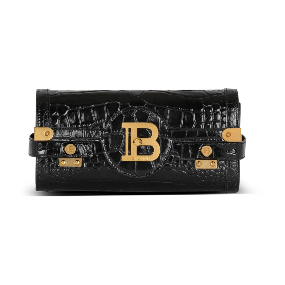 Balmain Zwarte Schoudertas B-Buzz Pochette Black Dames