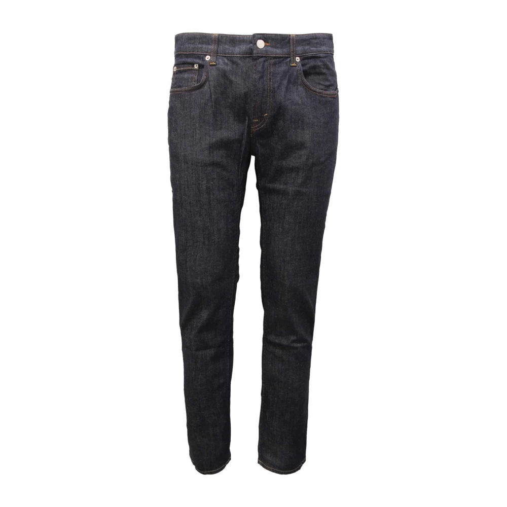 Department Five Men's Blue Denim Trousers Made In Italy
