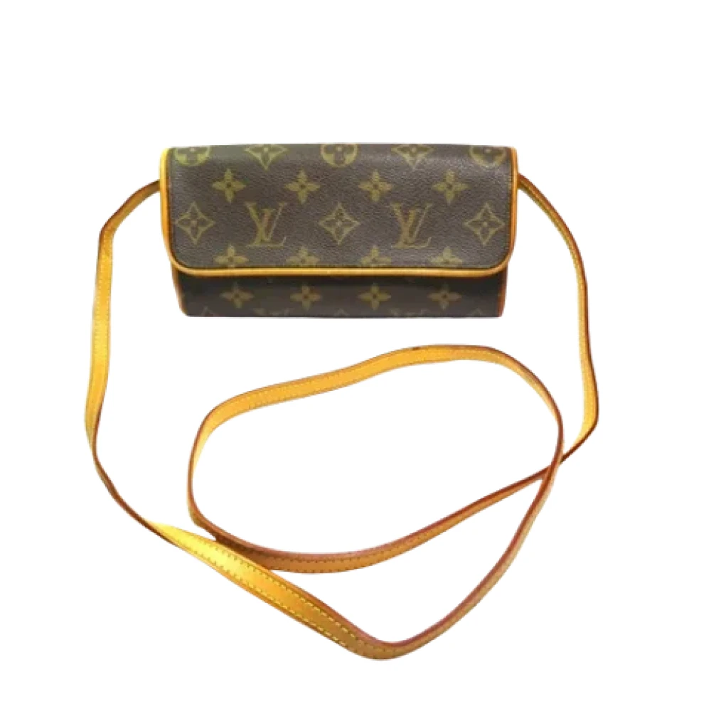 Louis Vuitton Vintage Pre-owned Canvas clutches Brown Dames