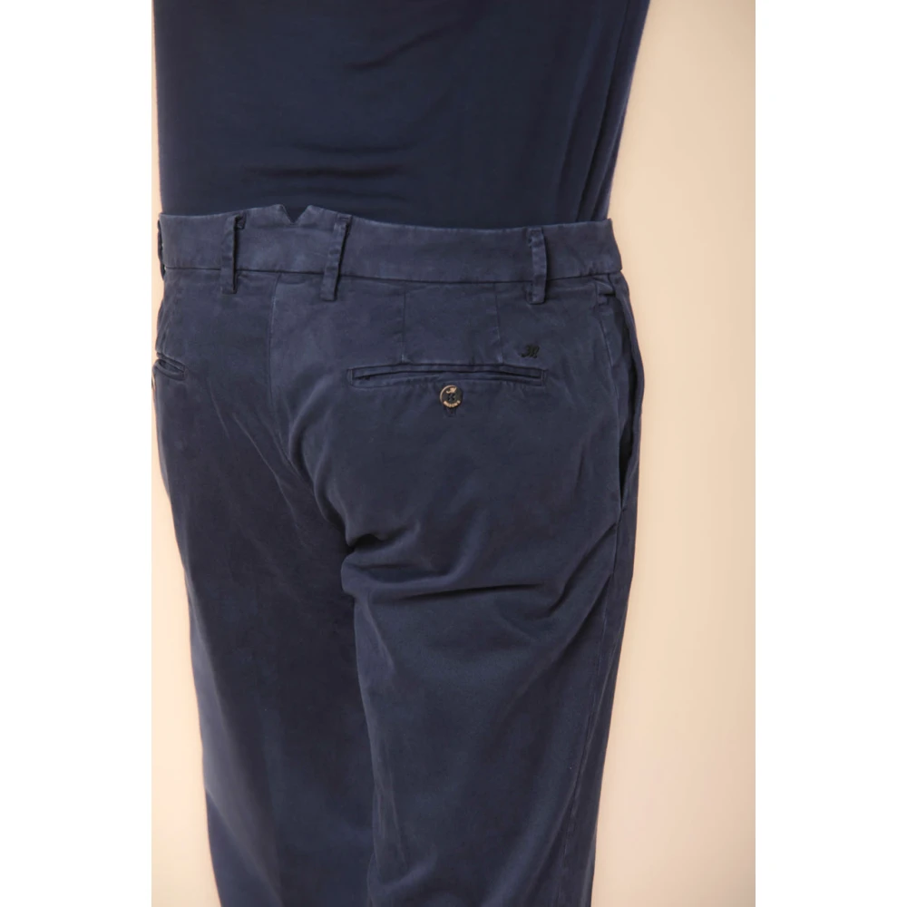 Mason's Chino broek met sartoriale details Blue Heren