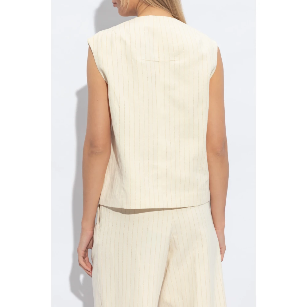 AllSaints Payton Vest Beige Dames