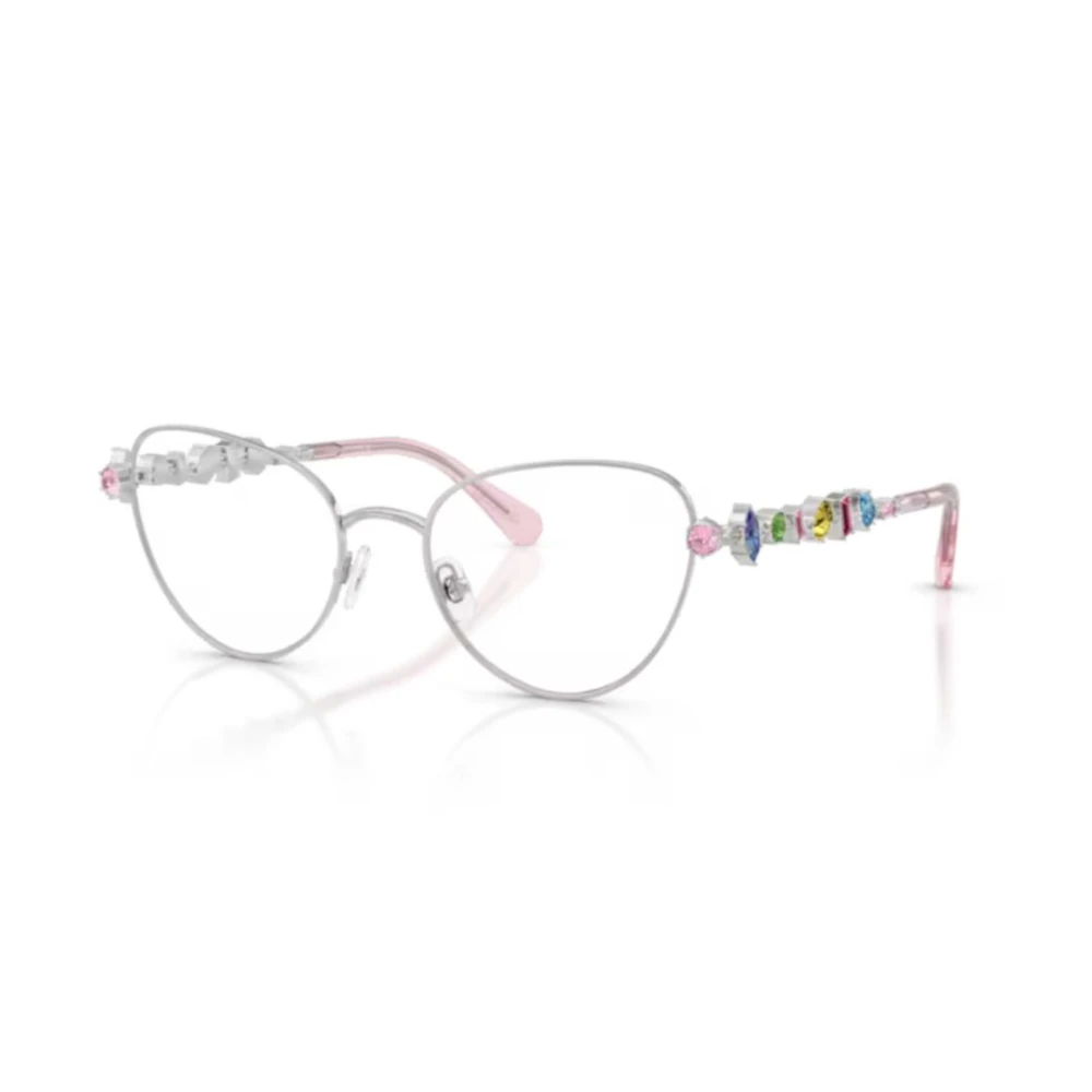 Swarovski Unisex Gray Glasses, 51 Mm, Sk1024 Optical Frame