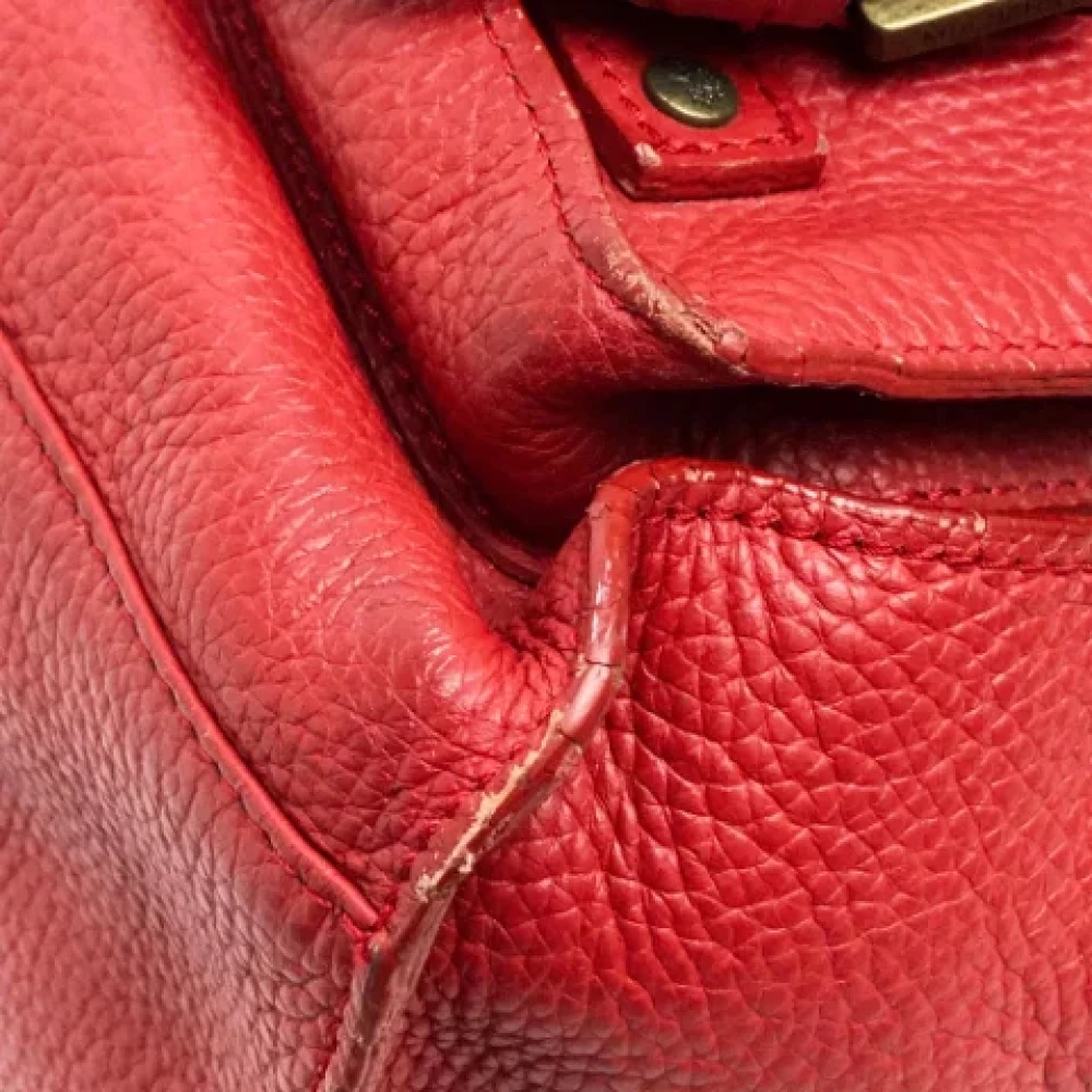 Mulberry Pre-owned Leather handbags Red Dames