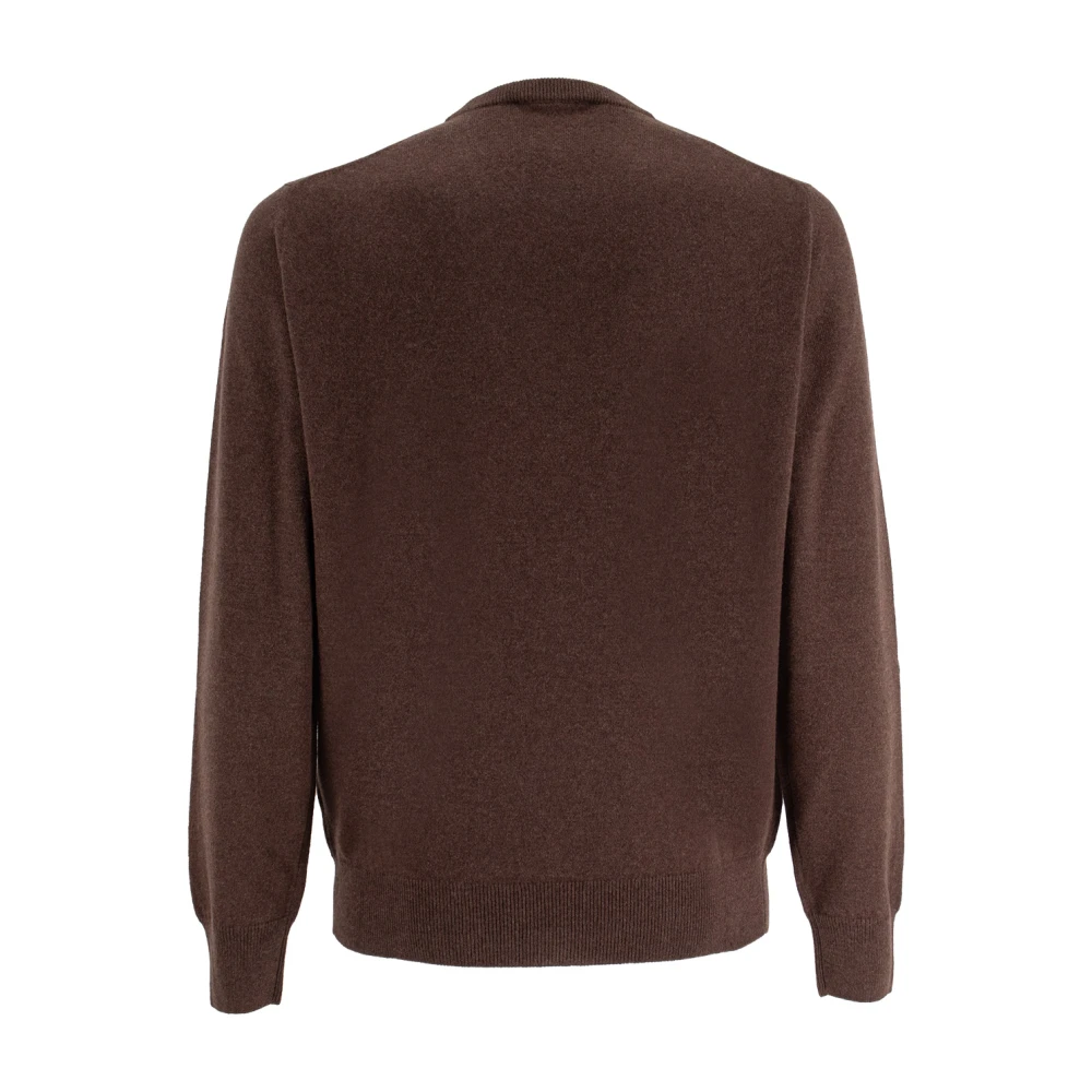 Mauro Ottaviani Kasjmier Crew Neck Sweater Brown Heren
