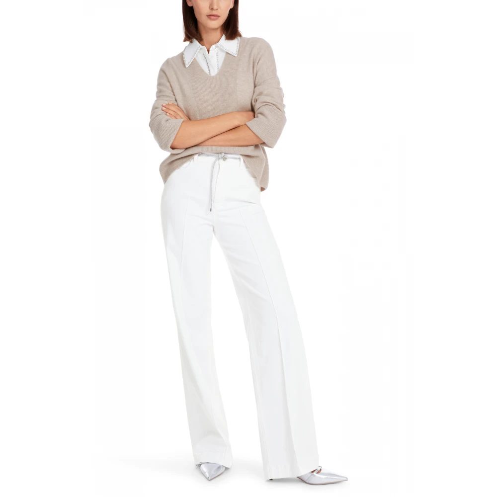 Marc Cain Gebreide trui in trendy stijl Brown Dames