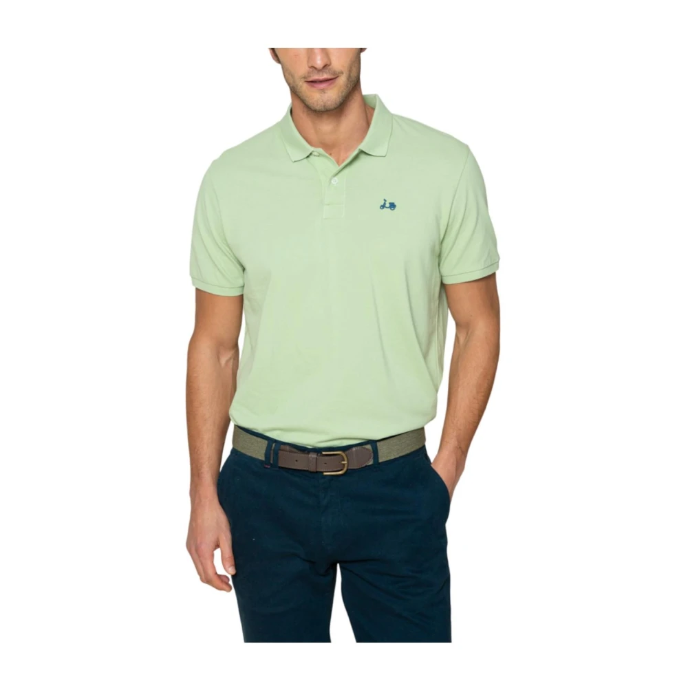 Scotta Green Classic Polo - Male - Polo Shirts - S - Tops