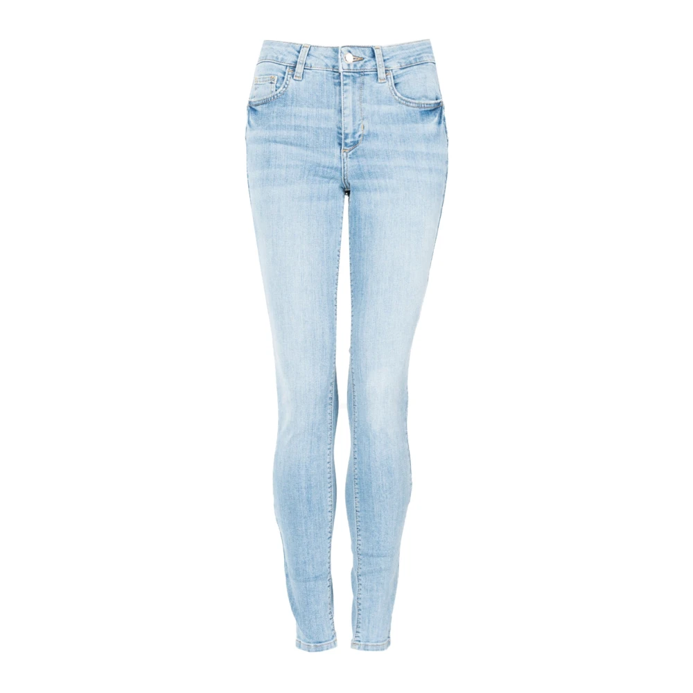 Liu Jo Donna Blu Jeans Slim Fit A Vita Alta