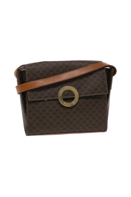 Pre-owned Vintage Canvas Crossbody Väska