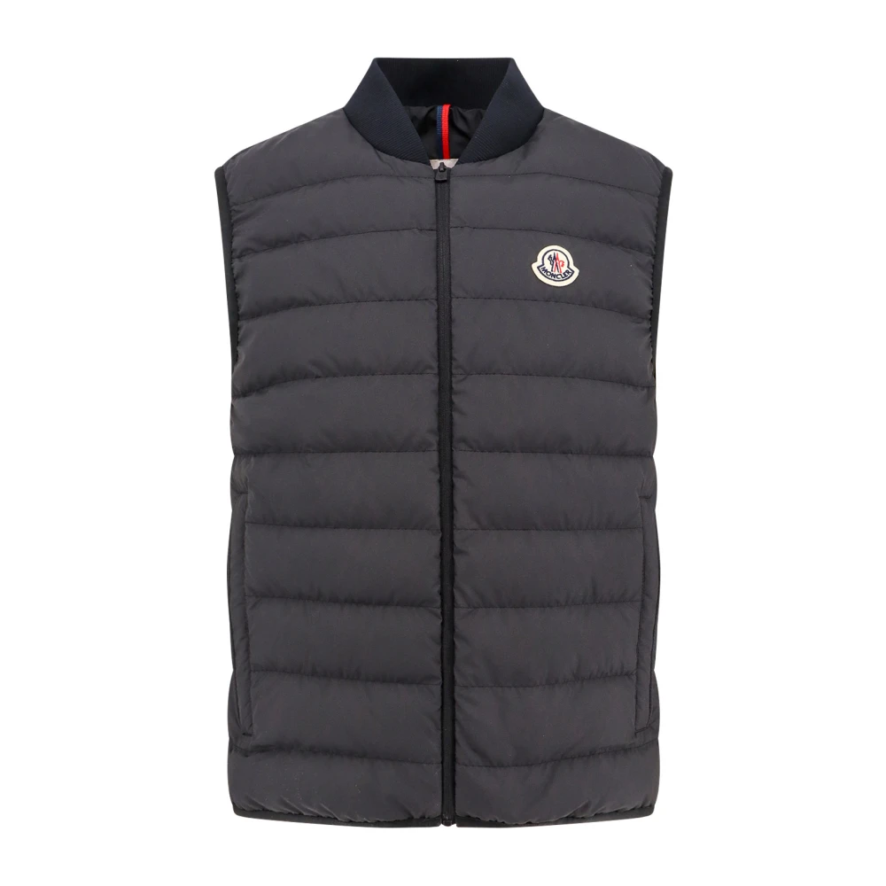 Moncler Jas met Afneembare Vest en Ritssluiting Black Heren
