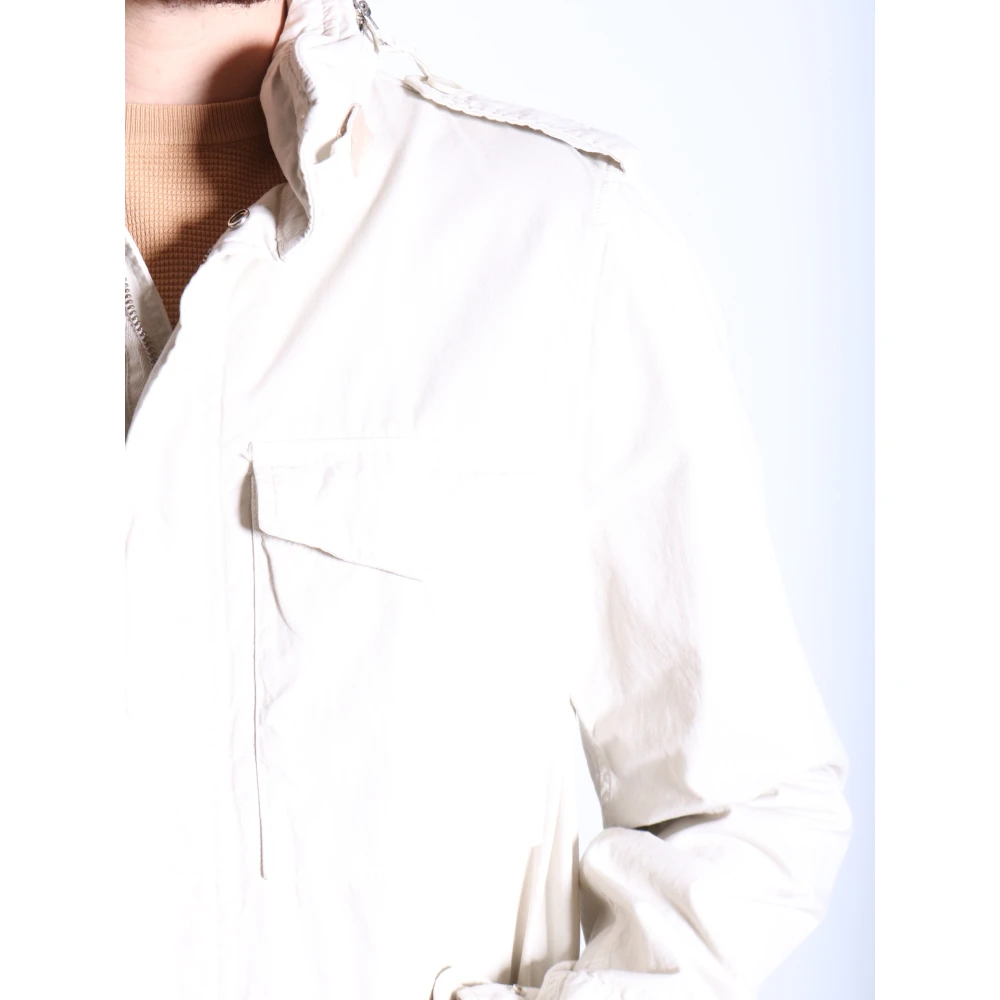 Aspesi Minifield Cot Ice Jacket Beige Heren