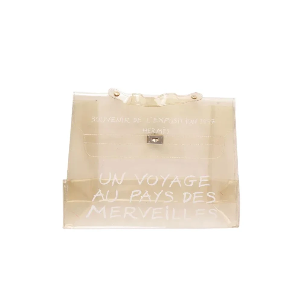 Hermès Vintage Pre-owned Plastic handbags White Dames