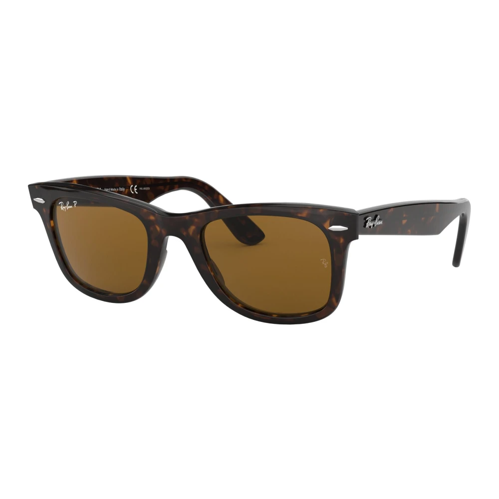 Ray-Ban Klassiska polariserade Wayfarer solglasögon bruna Brown, Unisex