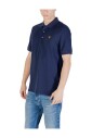 polo-en-coton-bleu