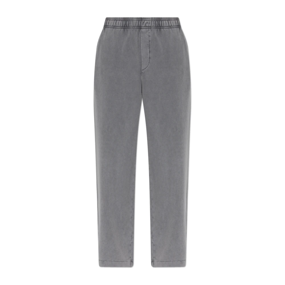 Versace Jeans Couture Men's Gray Wide-Leg Sweatpants