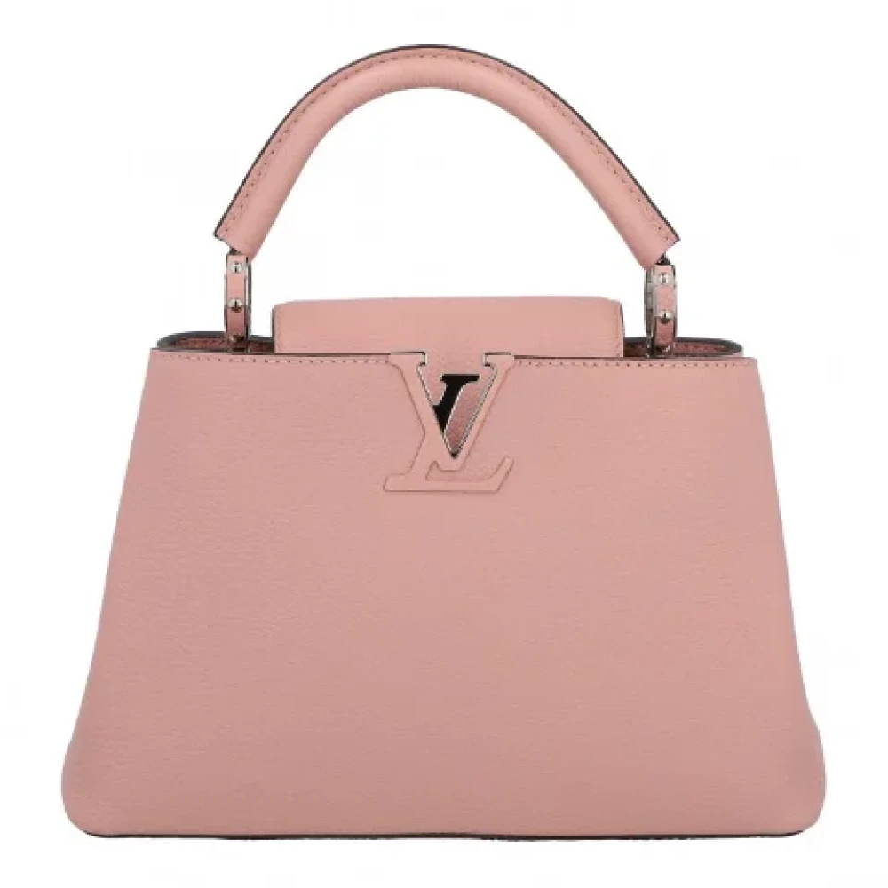 Louis Vuitton Vintage Pre-owned Leather handbags Pink Dames
