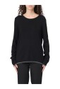 pull-noir-en-laine-avec-garniture-etincelante