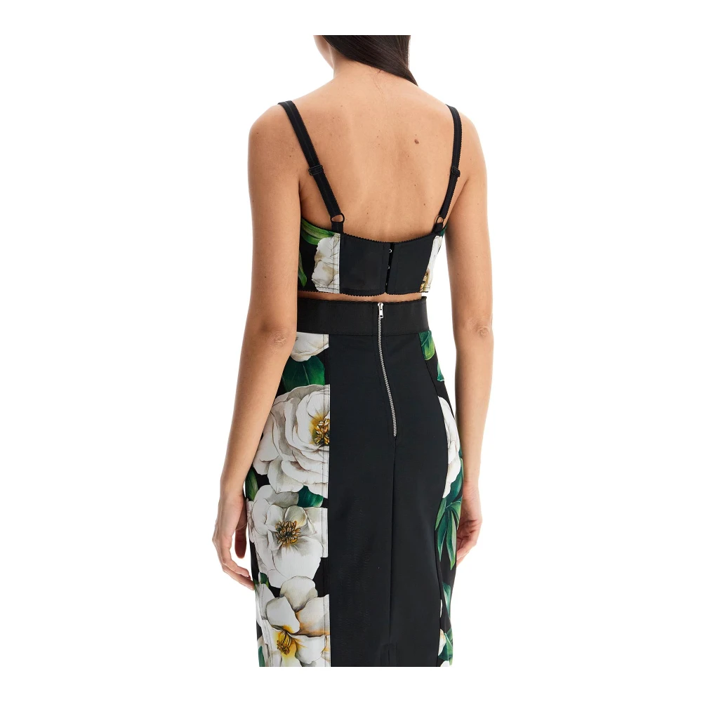 Dolce & Gabbana Bloemenpatroon Diepe Halslijn Beha Multicolor Dames