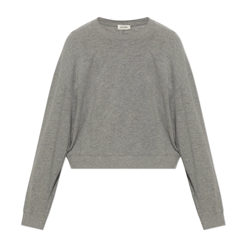 American Vintage Donna Grigio Felpe, M, New,