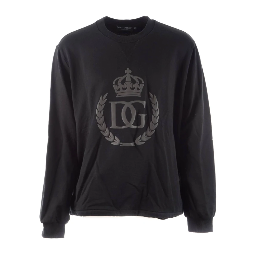 Dolce & Gabbana Heren Sweatshirt Stijlvol ontwerp Black Heren