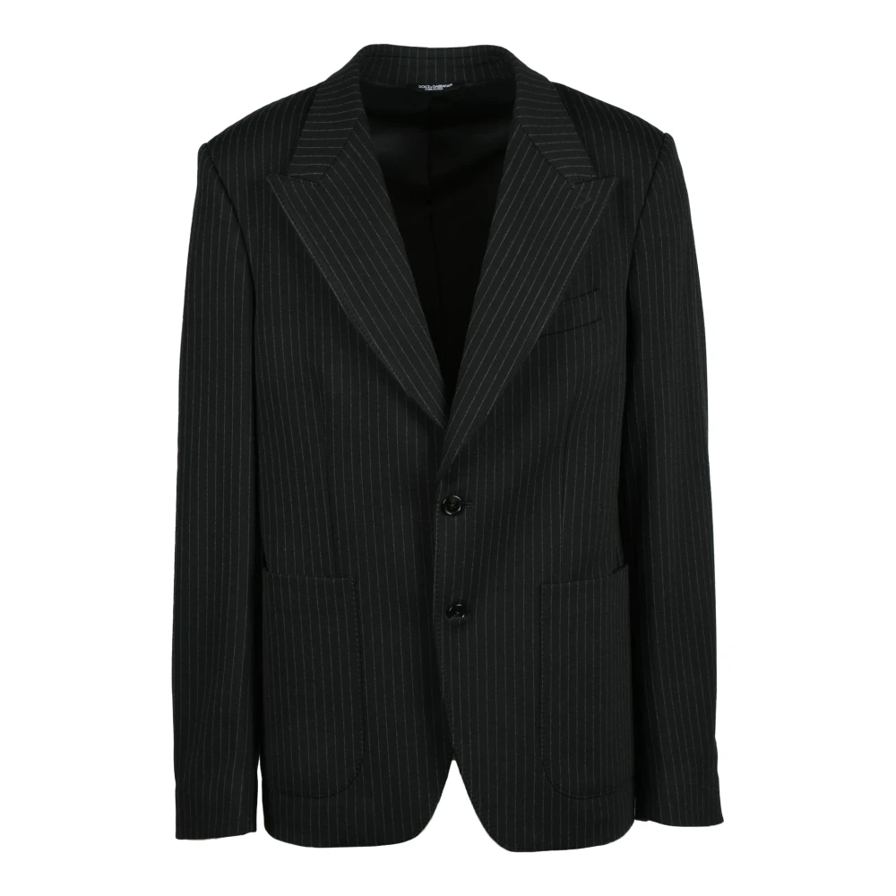 Dolce & Gabbana Jas Black Heren