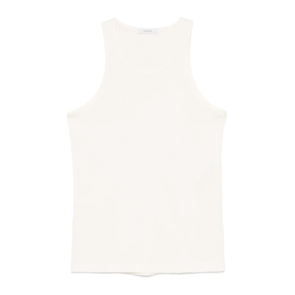 Lemaire Licht Crème Tanktop Beige Heren