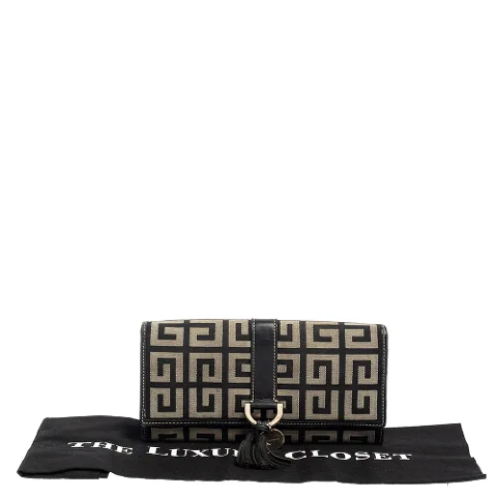 Givenchy Pre-owned Canvas wallets Black Dames