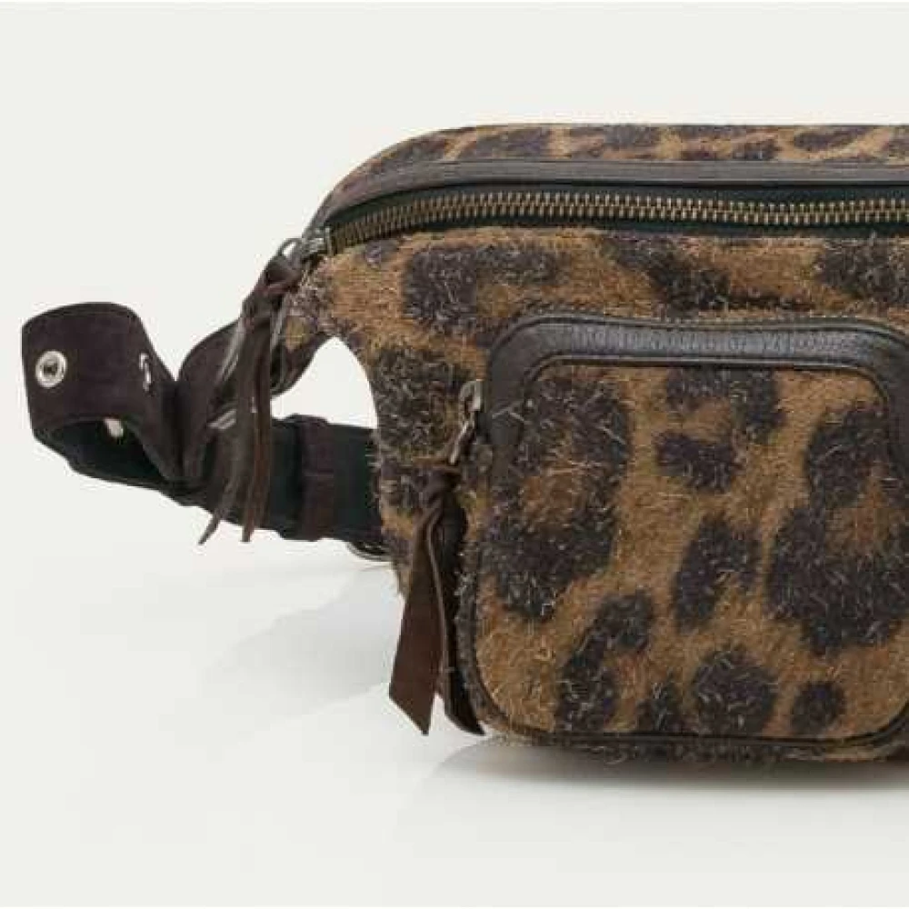 Claris Virot Luipaard Heuptas Crossbody Stijl Brown Dames