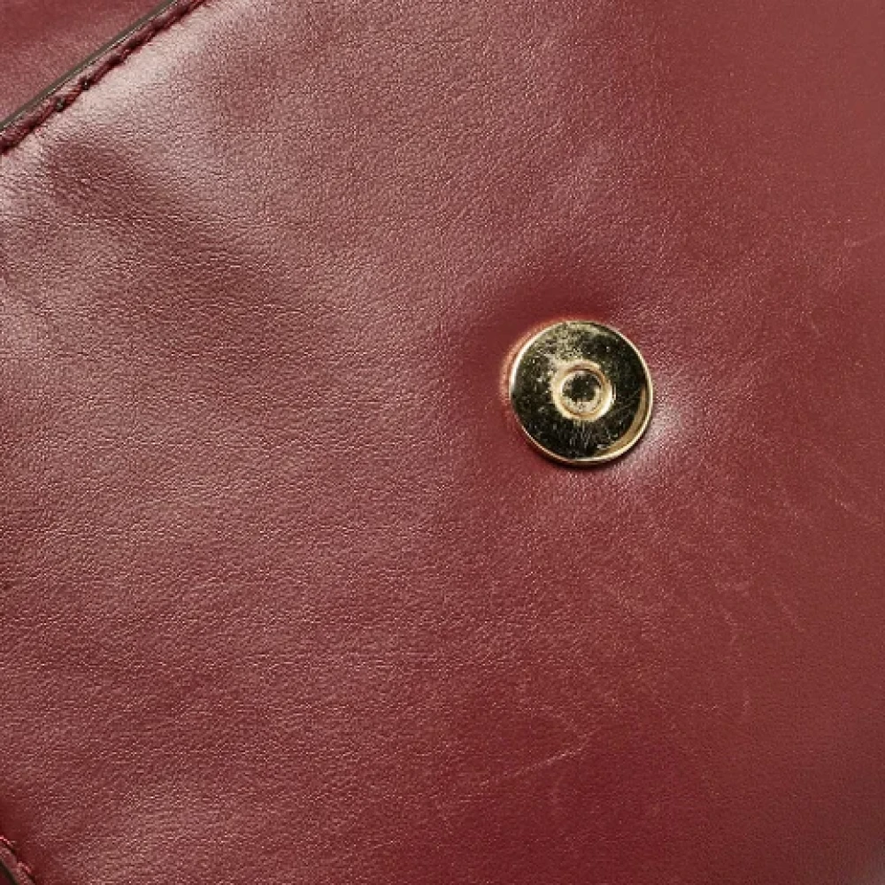Michael Kors Pre-owned Leather shoulder-bags Red Dames