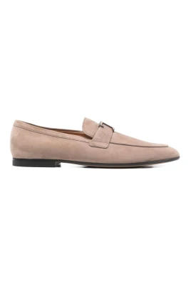 T-plaque Slip-on Loafers