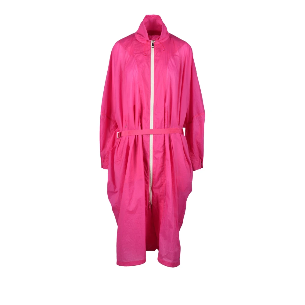Moncler Nylon buitenkleding jas Pink Dames