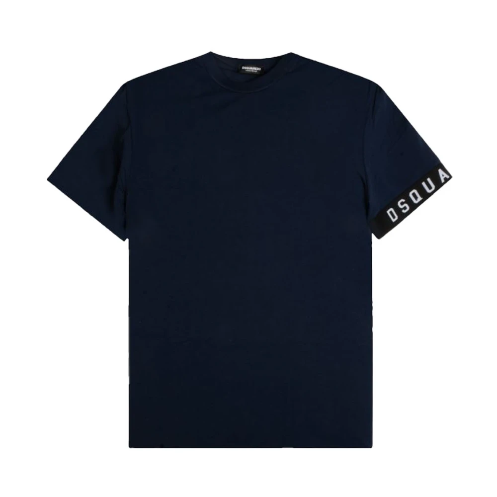 Dsquared2 Katoenen T-shirt Casual Stijl Blue Heren
