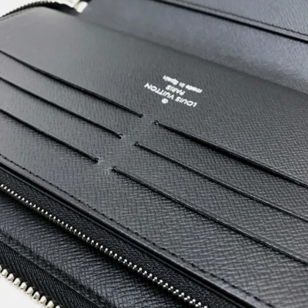 Louis Vuitton Vintage Pre-owned Fabric wallets Black Heren